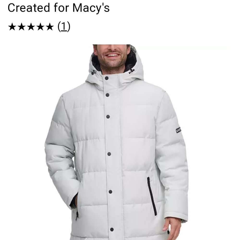 DKNY Men's Parka Jackets